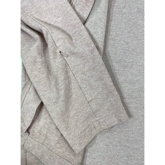 Nordstrom‎ Womens Knit Zip Up Jacket Size XL Heathered Pink READ - Picture 7 of 12